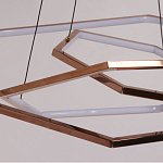 Люстра с 3-мя подвесами в виде шестиугольников Hexagon Horizontal варинант исполнения - 4 | Loft Concept в Волгограде