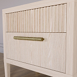 Прикроватная Тумбочка Primo с двумя ящиками Светлый дуб варинант исполнения - 4 | Loft Concept в Волгограде