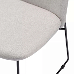 Стул мягкий светло-серый Chair Gray Runners варинант исполнения - 7 | Loft Concept в Волгограде