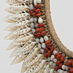 Этническое ожерелье из ракушек на подставке Ethnic Necklace Sharp Lacy Shells варинант исполнения - 2 | Loft Concept в Волгограде