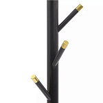 Напольная вешалка чёрная с золотистыми элементами Branches Hangers варинант исполнения - 1 | Loft Concept в Волгограде