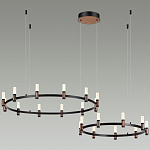 Люстра подвесная с цилиндрическими плафонами на двух круглых подвесах  Arnaut Light варинант исполнения - 3 | Loft Concept в Волгограде