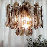 Люстра из круглых стеклянных элементов Vienna варинант исполнения - 6 | Loft Concept в Волгограде