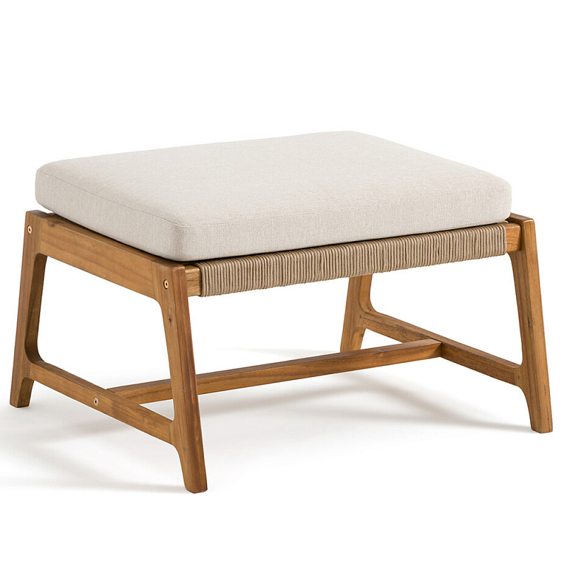Оттоманка садовая из акации Comfortable Оттоманка садовая из акации Comfortable в Волгограде | Loft Concept