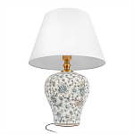 Настольная лампа с цветочной росписью Lamp Flower Painting варинант исполнения - 3 | Loft Concept в Волгограде