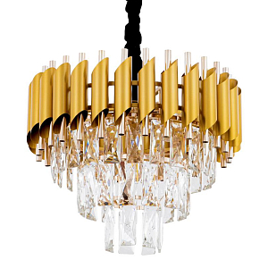 Многоярусная люстра Empire Crystal Gold&Silver