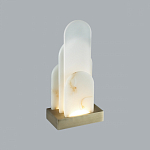 Настольная лампа с белыми вертикальными элементами Alabaster Totem   варинант исполнения - 6 | Loft Concept в Волгограде