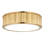 Потолочный светильник с гофрированным абажуром цвета латунь Millennium варинант исполнения - 2 | Loft Concept в Волгограде