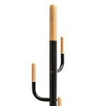 Напольная вешалка из металла и дерева Polly Floor Hanger варинант исполнения - 2 | Loft Concept в Волгограде