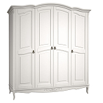 Шкаф белый из массива бука в стиле прованс White Provence варинант исполнения - 1 | Loft Concept в Волгограде