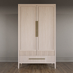 Шкаф платяной Primo с выдвижными ящиками шпон Черный дуб варинант исполнения - 2 | Loft Concept в Волгограде