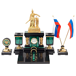 Настольный письменный набор из малахита и долерита Leader Organizer варинант исполнения - 1 | Loft Concept в Волгограде