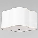 Потолочный светильник с белым волнистым плафоном из ткани Vitorino варинант исполнения - 1 | Loft Concept в Волгограде