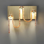 Бра волнистой формы из фактурного стекла Big Wave варинант исполнения - 7 | Loft Concept в Волгограде