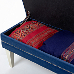 Мягкая банкетка с зоной для хранения Casket Blue варинант исполнения - 4 | Loft Concept в Волгограде