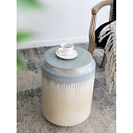 Керамический Табурет в оттенках бежевого и голубого цветов Gradient Stool варинант исполнения - 4 | Loft Concept в Волгограде