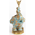 Фарфоровый подсвечник Слон с эмоцией Fluens варинант исполнения - 4 | Loft Concept в Волгограде