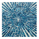 Приставной столик с инкрустацией раковинами устриц Bone Inlay варинант исполнения - 2 | Loft Concept в Волгограде