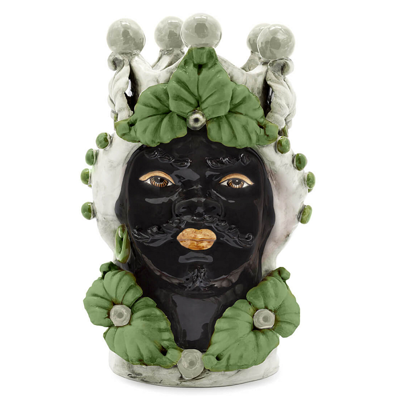 Ваза VASE MORO MAN EVE Green Зеленый Ваза VASE MORO MAN EVE Green Зеленый в Волгограде | Loft Concept