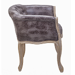 Кресло низкое в стиле прованс Louis French Armchair brown варинант исполнения - 2 | Loft Concept в Волгограде