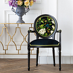 Стул с подлокотниками из бука с изображением птицы и цветов Blooming Birds варинант исполнения - 2 | Loft Concept в Волгограде