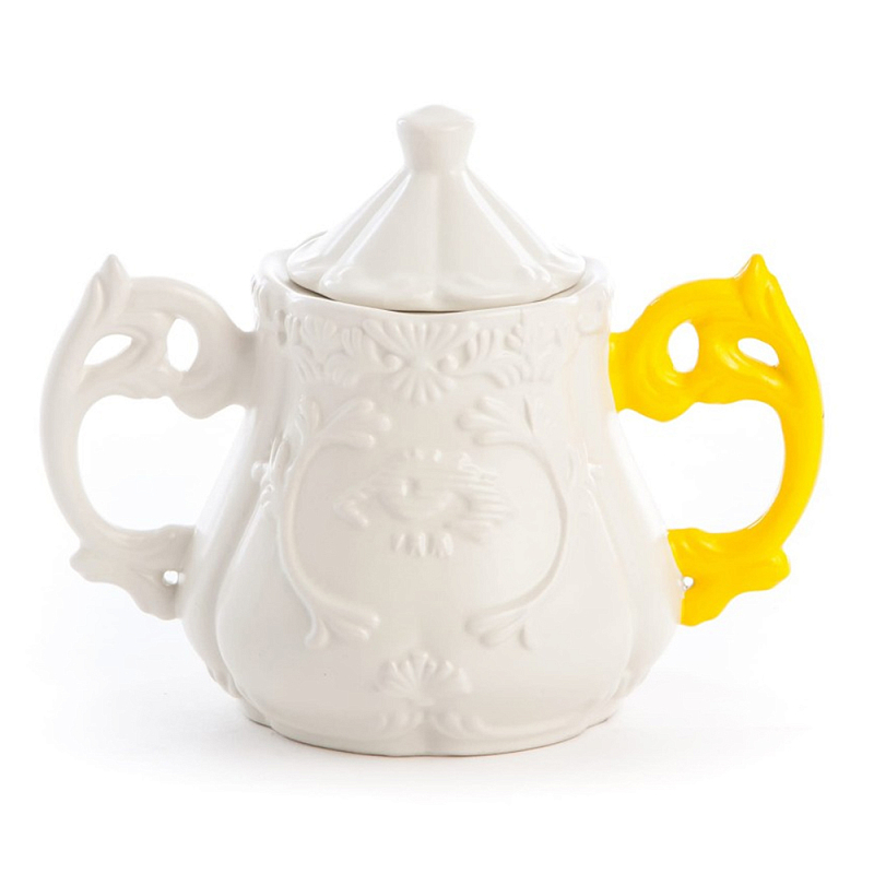 Сахарница Seletti I-Sugar Yellow Белый Желтый Сахарница Seletti I-Sugar Yellow Белый Желтый в Волгограде | Loft Concept