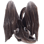 Декоративная статуэтка Дракон Dark Bronze Winged Dragon Statuette варинант исполнения - 4 | Loft Concept в Волгограде