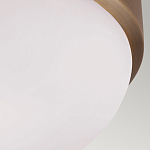 Потолочный светильник круглой формы с белым выпуклым матовым плафоном Feiss варинант исполнения - 4 | Loft Concept в Волгограде