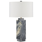 Настольная лампа с корпусом из серого мрамора Breathtaking View варинант исполнения - 4 | Loft Concept в Волгограде