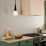 Подвесной светильник каплевидной формы с комбинированным плафоном из стали и белого матового стекла Kichler варинант исполнения - 7 | Loft Concept в Волгограде