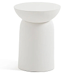 Приставной столик белого цвета Tori варинант исполнения - 2 | Loft Concept в Волгограде