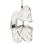 Подвесной светильник из хрусталя Fleuretta Crystal Chrome Hanging Lamp варинант исполнения - 1 | Loft Concept в Волгограде