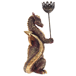 Подсвечник в виде дракона Dragon Candlestick Red Gold Blue Green варинант исполнения - 1 | Loft Concept в Волгограде