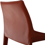 Стул коричневый из искуственной кожи на 4-х ножках Enigma Brown варинант исполнения - 2 | Loft Concept в Волгограде