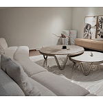 Стол журнальный круглый с узором Table Hypontic Pattern варинант исполнения - 7 | Loft Concept в Волгограде