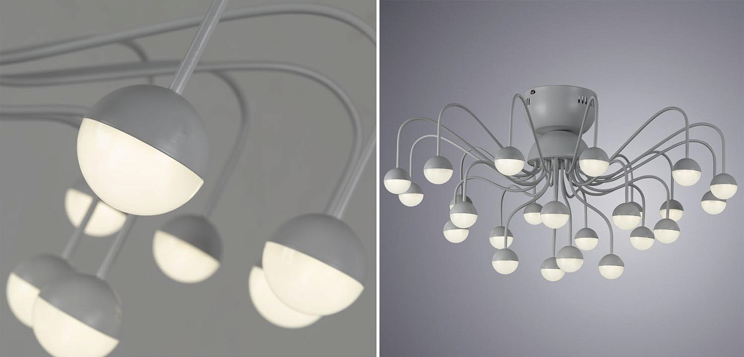 Потолочная люстра Vilelme Chandelier white Потолочная люстра Vilelme Chandelier white - Loft-Concept в Волгограде