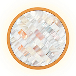 Бра в форме диска с перламутровыми прямоугольниками из морской ракушки Touch of Marine Charm варинант исполнения - 1 | Loft Concept в Волгограде