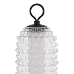 Настольная лампа с прозрачным факутрным стеклянным плафоном Sonora варинант исполнения - 3 | Loft Concept в Волгограде