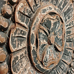 Индийский шкаф с орнаментом резьба из дерева Indian Antique Furniture  варинант исполнения - 4 | Loft Concept в Волгограде