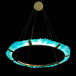 Люстра в форме кольца с цветочным декором Warm Heavenly Light варинант исполнения - 6 | Loft Concept в Волгограде