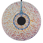 Подвесной светильник из фактурного двойного стекла Heterochromia варинант исполнения - 3 | Loft Concept в Волгограде