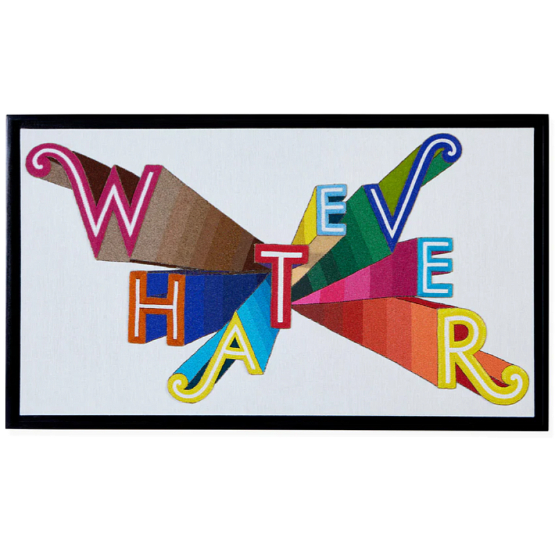 Панно вышитое бисером WHATEVER BEADED ART Красный Голубой Розовый Панно вышитое бисером WHATEVER BEADED ART Красный Голубой Розовый в Волгограде | Loft Concept