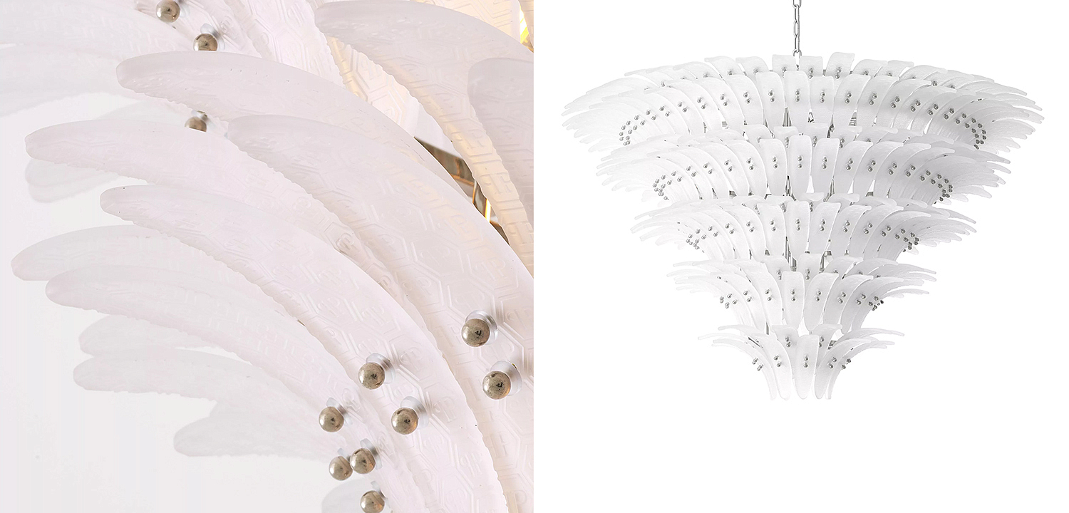 Люстра Philipp Plein Chandelier Bel Air XL Белая Люстра Philipp Plein Chandelier Bel Air XL Белая - Loft-Concept в Волгограде