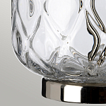 Настольная лампа с цилиндрическим абажуром и прозрачным стеклянным основанием Quintiesse варинант исполнения - 5 | Loft Concept в Волгограде