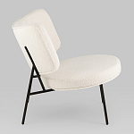 Мини-кресло District Lounge букле белый варинант исполнения - 2 | Loft Concept в Волгограде