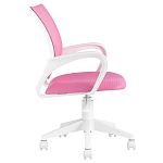 Офисное кресло с основанием из белого пластика Desk chairs Pink варинант исполнения - 3 | Loft Concept в Волгограде