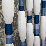 Настенное украшение из нитей Корона с кисточками Crown Wall Hanging варинант исполнения - 2 | Loft Concept в Волгограде