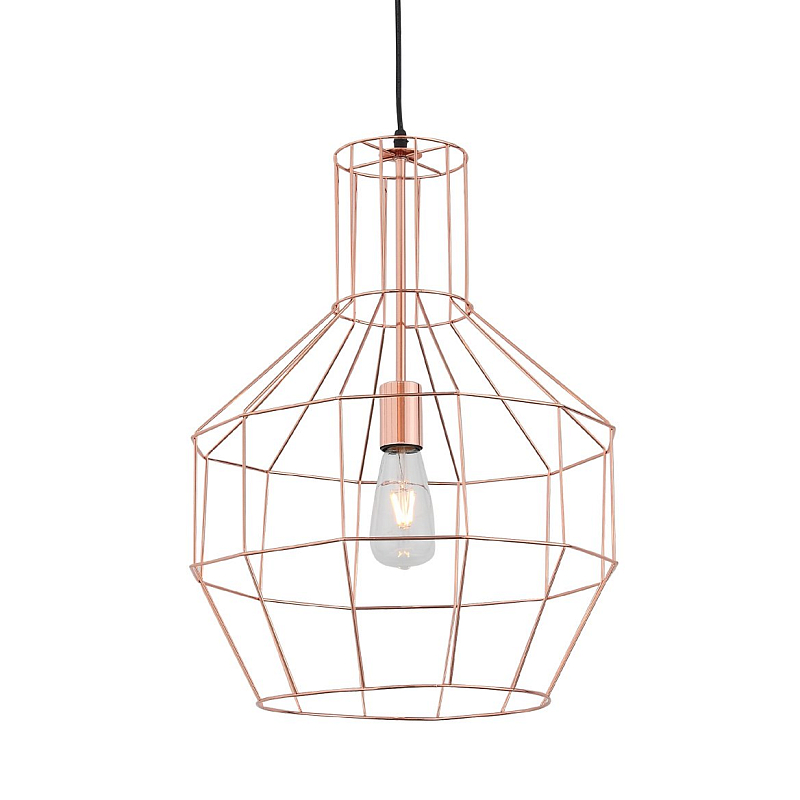 Подвесной светильник Loft Wire Cage Copper Медь Подвесной светильник Loft Wire Cage Copper Медь в Волгограде | Loft Concept