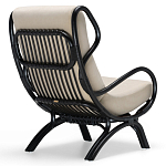 Дизайнерское кресло из ротанга Gio Ponti CONTINUUM D.163.7 BY BONACINA 1889 Armchair варинант исполнения - 8 | Loft Concept в Волгограде