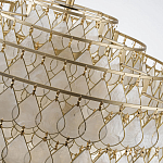 Люстра многоярусная с декором из натуральной морской ракушки Iridescent Light варинант исполнения - 7 | Loft Concept в Волгограде